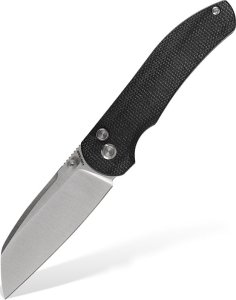 Bestech Knives Nóż składany Vosteed Thornton Trek Lock Satin 14C28N Black Micarta A1703 1