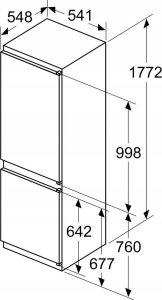 Lodówka Siemens Chłodziarka KI 86VNSE0 13