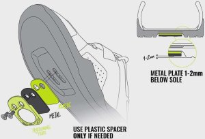 Korbi Pedały MAGPED ULTRA2 150NM (Gravel, Trekking, MTB), Magnetyczne z blokami, Siła magnesu 150Nm dla rowerzystów 3