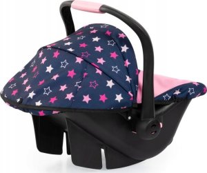 Fotelik samochodowy Bayer Siedzonko do samochodu Deluxe z baldachimem, granatowo różówe 67916AA 2