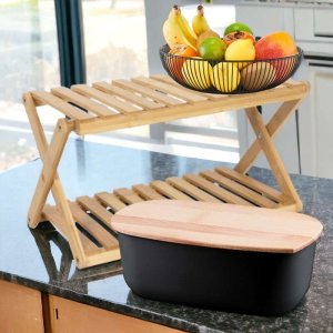 DWM Bambusowa Półka 2-Poziomy, Łazienka i Kuchnia 3