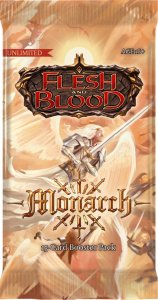 Legend Story Studios Booster Pack Flesh and Blood Monarch Unlimited gra karciana karty zestaw 15 kart 1