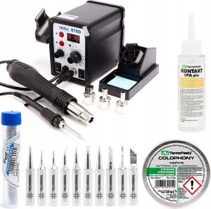 Techrebal Litavimo stotelė 2in1 Yihua 878D su karštu oru Hotair 700W 13