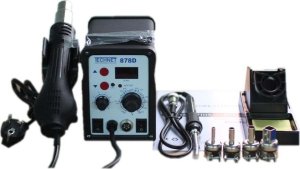 Techrebal Litavimo stotelė 2in1 Yihua 878D su karštu oru Hotair 700W 19