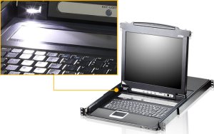 Przełącznik Aten Przełącznik KVM Możliwości montowania w stelażu Czarny 2