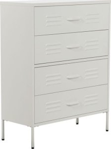 Bigbuy Home Komoda Home ESPRIT Biały Metal Vintage 80 x 35 x 102 cm 1