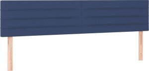 vidaXL vidaXL Łóżko kontynentalne z materacem, niebieskie, 120x190cm, tkanina 7