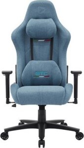 Fotel vidaXL Onex Short Pile Linen fabric | Onex | Gaming Chair | ONEX-STC-S-L-CB | Blue 1