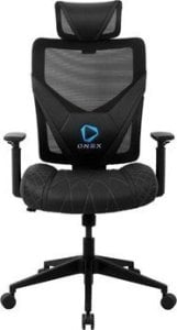 Fotel vidaXL Onex High tensile mesh with PVC; Nylon caster; Metal | Gaming chairs | ONEX GE300 | Black 1