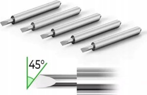 TelForceOne Zestaw ostrzy 45° do xTool M1 (5 sztuk) 5