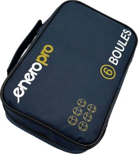 Enero KULE DO GRY 6 SZT- BOULE PETANQUE CZARNE POKROWIEC ENERO PRO 3