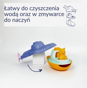 Trefl Moja pierwsza łódź podwodna 2 w 1: Niebieska Le Jouet Simple 5