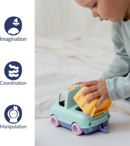 Creative Tops Moja pierwsza śmieciarka: Niebieska Le Jouet Simple 4