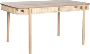 Bigbuy Home Stoły do Jadalni Home ESPRIT Naturalny Jodła 160 x 80 x 76 cm 1