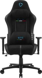 Fotel vidaXL Onex PVC; Nylon caster; Metal | Gaming chairs | ONEX STC Alcantara | Black 1