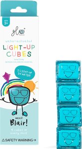 Seba/FR Skates Glo Pals, Kostki sensoryczne świecące w wodzie - Blair, 4 szt. 2