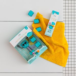 Seba/FR Skates Glo Pals, Kostki sensoryczne świecące w wodzie - Blair, 4 szt. 4