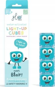 Seba/FR Skates Glo Pals, Kostki sensoryczne świecące w wodzie - Blair, 4 szt. 9