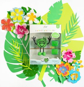 Duronic Glo Pals, Postać do kąpieli Pippa - zestaw z dwiema kostkami sensorycznymi świecącymi w wodzie 3