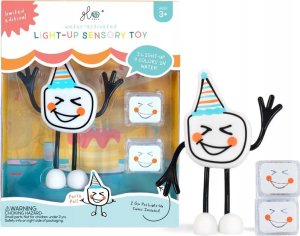 Soxo Glo Pals, Postać do kąpieli Party Pal - zestaw z dwiema kostkami sensorycznymi świecącymi w wodzie 7