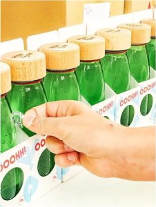 Petit Monkey Petit Boum, Butelka sensoryczna FLOAT zielona 3