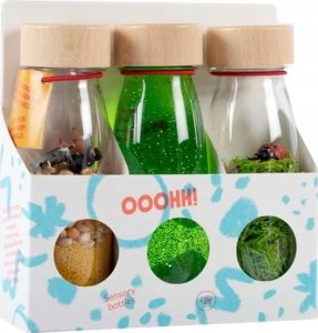 Jellystone Designs Petit Boum, Zestaw 3 Butelek sensorycznych - ŻYCIE 11