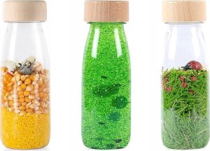 Jellystone Designs Petit Boum, Zestaw 3 Butelek sensorycznych - ŻYCIE 10