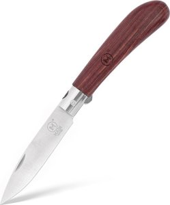 Kubey Knife Nóż Składany MAIN Knives German Line 1201 Drop Point 440A Bubinga Wood 1