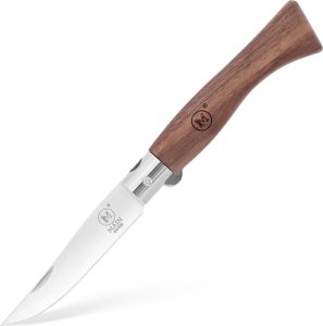 DEMKO Nóż Składany MAIN Knives Italian Line 10001 Trailing Point 440A Walnut Wood 1