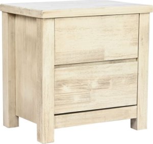 Bigbuy Home Stolik Nocny Home ESPRIT Naturalny Drewno akacjowe 60 x 42 x 60 cm 1