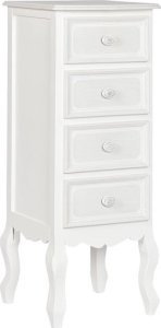 Bigbuy Home Komoda Home ESPRIT Biały Drewno Drewno MDF Romantyczny 40 x 36 x 100 cm 1