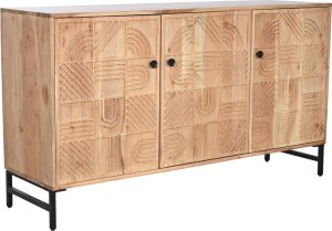 Bigbuy Home Kredens Home ESPRIT Brązowy Czarny 145 x 40 x 80 cm 1