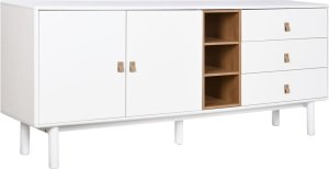 Bigbuy Home Kredens Home ESPRIT Biały Naturalny 180 x 40 x 75 cm 1