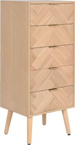 Bigbuy Home Komoda Home ESPRIT Naturalny Drewno paulowni Drewno MDF 42 x 34 x 101 cm 1