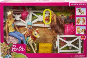 Lalka Barbie Barbie Barbie Farma Stajnia Stadnina Koń Konik Koniki barbie i chelsea GLL70 1