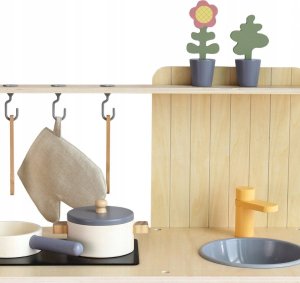 Lean Sport Drewniana Kuchnia Ogrodowa z Akcesoriami 5