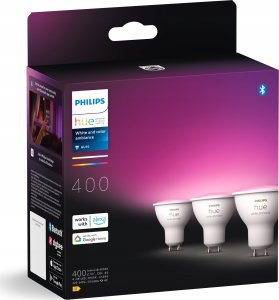 Signify Philips Hue White & Col. Amb. GU10 Dreierpack 3x350lm 4