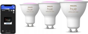 Signify Philips Hue White & Col. Amb. GU10 Dreierpack 3x350lm 9