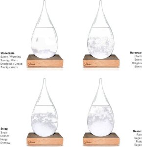 Upominkarnia Barometr Chemiczny - Kropla Sztormowa - Stacja Pogody 5