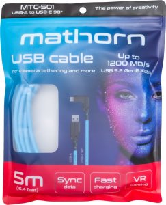 Kabel USB Eaton USB-A - Lightning 5 m Niebieski (MTC-501) 3