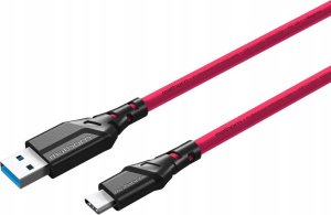 Kabel USB Eaton USB-A + USB-C - USB-C 2 m Różowy (MTC-200M) 3