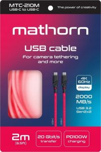 Kabel USB C2G USB-C - USB-C 2 m Zielony (MTC-210M) 3