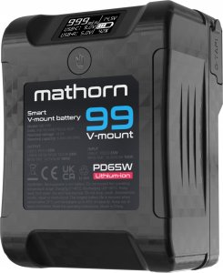 Akumulator Canyon Bateria Mathorn MB-V99 6800mAh PD65W OLED USB-C 99Wh V-mount 2