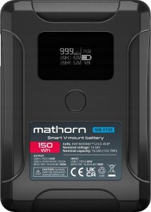 Akumulator Canyon Bateria Mathorn MB-V150 10500mAh PD65W OLED USB-C 150Wh V-mount 1