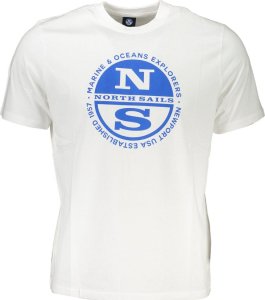 NORTH SAILS BIAŁY T-SHIRT MĘSKI Z KRÓTKIM RĘKAWEM NORTH SAILS S 1