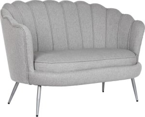 Bigbuy Home Sofa Home ESPRIT Szary Srebrzysty Metal 130 x 77 x 83 cm 1