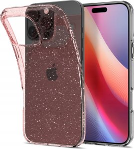 Spigen Spigen Liquid Crystal Glitter, Rose Quartz - iPhone 6.3" 2024 1