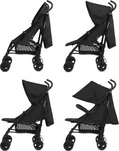 Wózek Kidwell KIDWELL WÓZEK PARASOLKA QUGAR BLACK 5901130105212 7