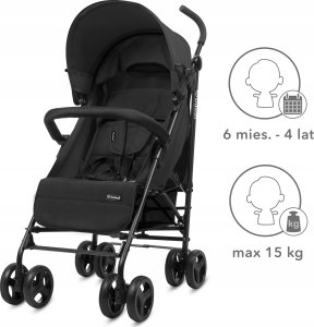 Wózek Kidwell KIDWELL WÓZEK PARASOLKA QUGAR BLACK 5901130105212 10