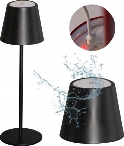 Lampa stołowa Kanlux Kanlux Inita 36321 lampa stołowa lampka IP54 1x1,2W LED 3000K 165Lm czarna 2